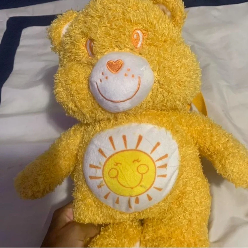 Care Bears Yellow Sunny Face Plush Bear